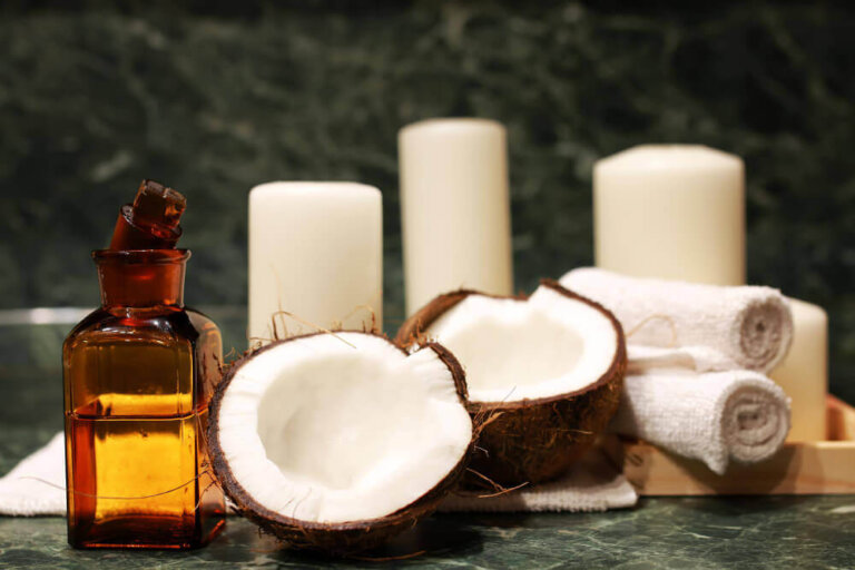 óleo de coco para cabelo